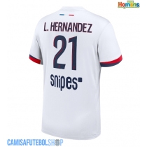 Camisa de time de futebol Paris Saint-Germain Lucas Hernandez #21 Replicas 2º Equipamento 2025-26 Manga Curta